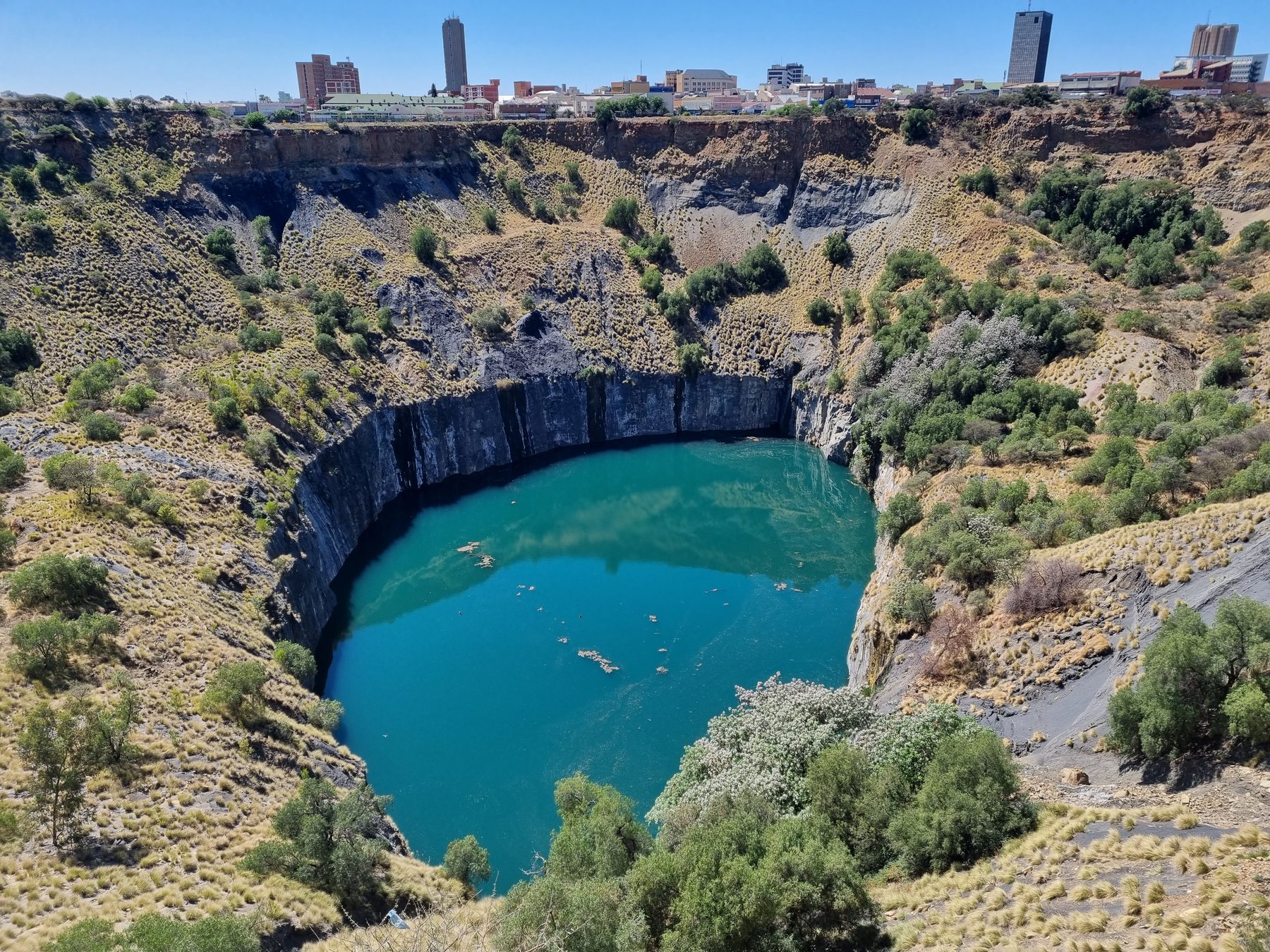 The Big Hole, the historic diamond mine landmark in Kimberley, South Africa